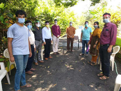 low cost face shield Release of low cost face shield at NITK Surathkal
