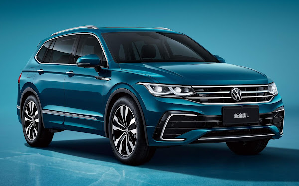 Volkswagen Tiguan L 2022 alongado para China: lançamento no Salão de Hong Kong