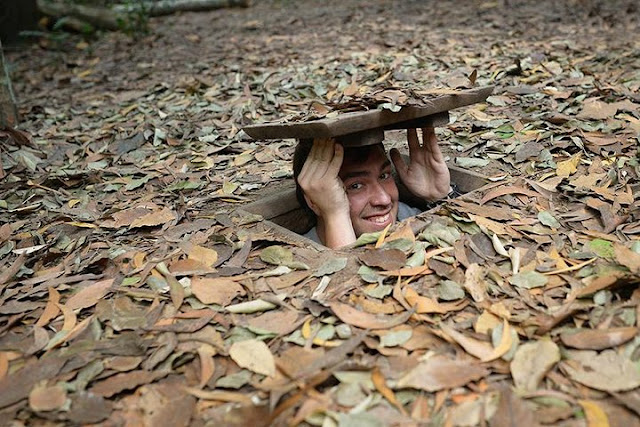 A fantastic tour of the Cu Chi Tunnels