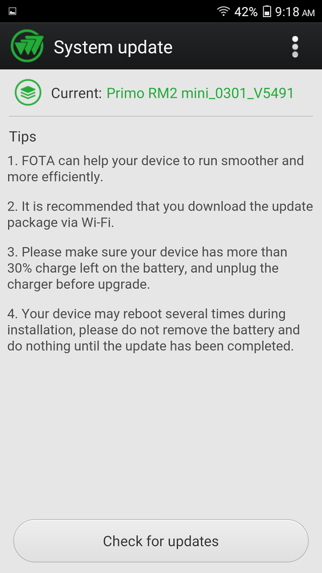 Primo RM2 Mini hands-on ota