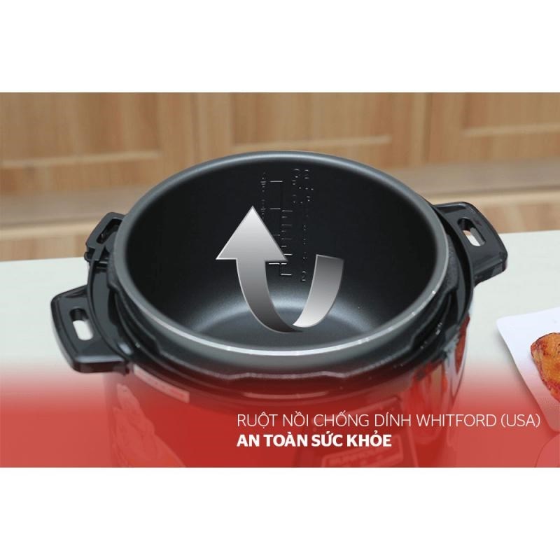 Nồi áp suất điện gia đình Sunhouse chính hãng SHD 1552 cao cấp, nấu ăn dễ dàng, ngon