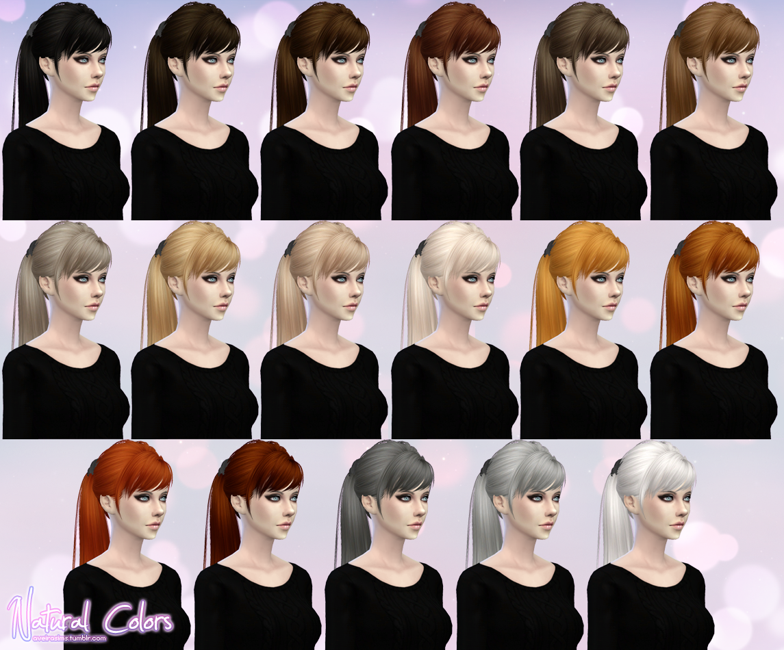 My Sims 4 Blog Skysims Hair Retexture For Females By Aveirasims