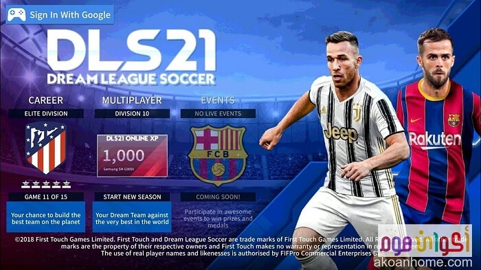 تحميل لعبة دريم ليج 2021 Dream League Soccer Apk للاندرويد برابط مباشر