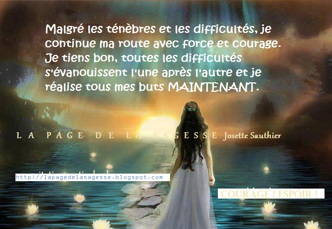 LES PANNEAUX ROSES de JOSETTE SAUTHIER Citation pour