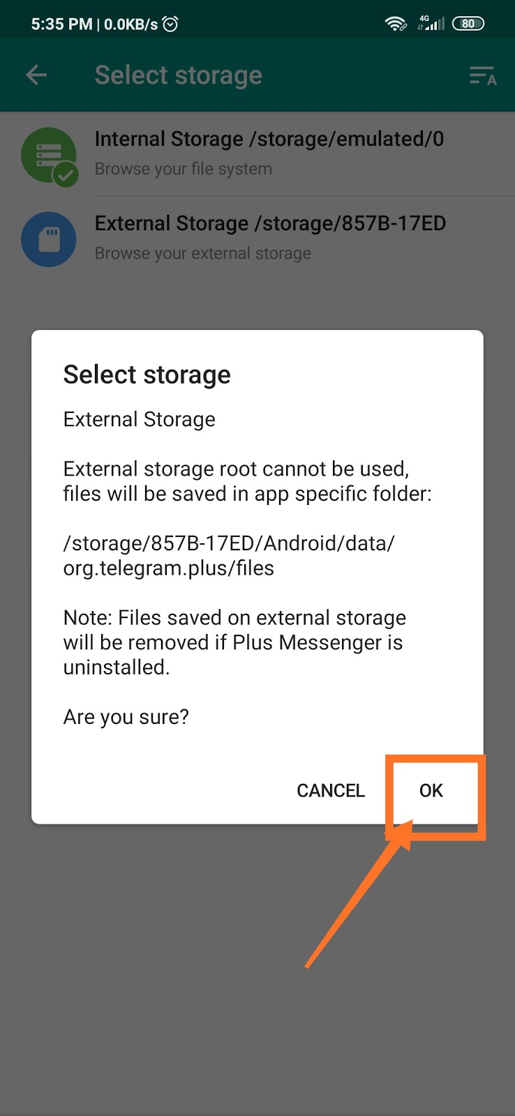 How To Change Telegram Storage Location To SD Card/External Storage