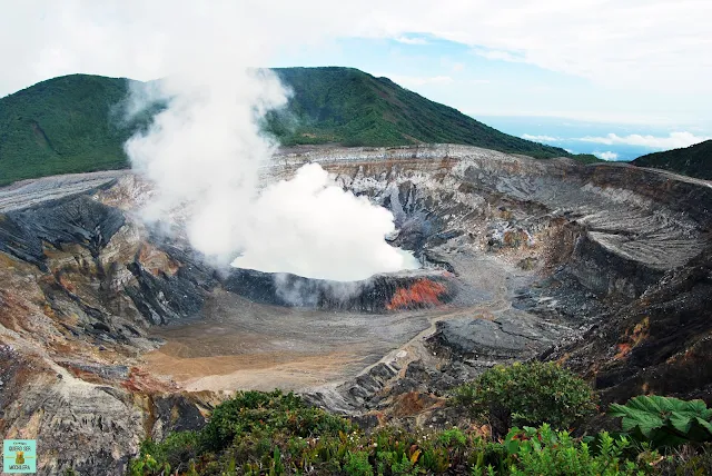 Volcán Poás en Costa Rica