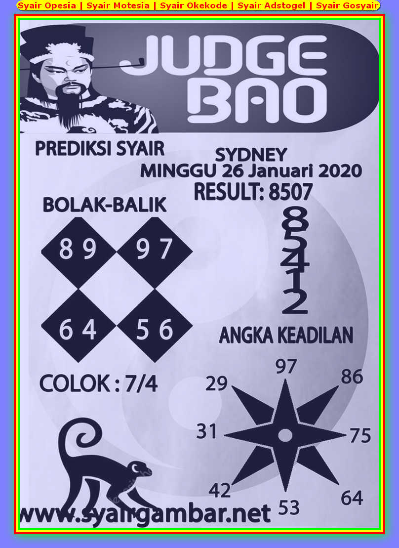 1 New Message Kode Syair Sydney 26 Januari 2020 Forum Syair Togel Hongkong Singapura Sydney
