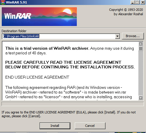 Hướng dẫn Cài Đặt WinRAR 5.91 Full 64bit  mới nhất 2020 a