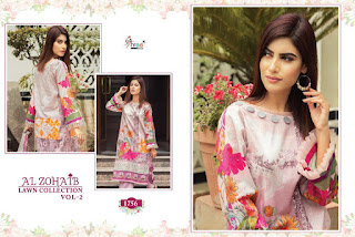 Shree Fab Al Zohaib Lawn Collection vol 2 Pakistani suits catalog