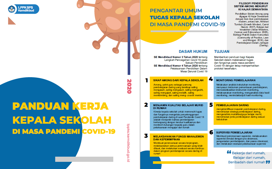 Buku Panduan Kerja Kepala Sekolah Di Masa Pandemi Covid 19 Tahun Pelajaran 2020 2021 Dadang Jsn