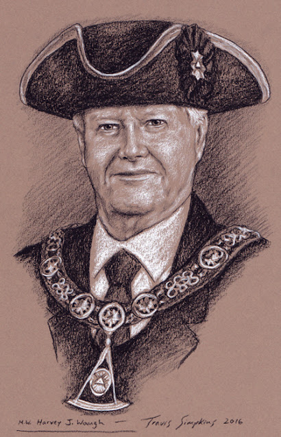 M.W. Harvey J. Waugh. Past Grand Master. Grand Lodge of Massachusetts. by Travis Simpkins