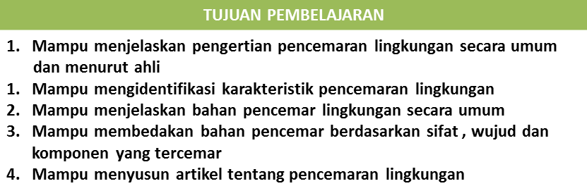 Pencemaran Lingkungan Pengertian Karakteristik Dan Bahan Pencemar Lingkungan Biology Education