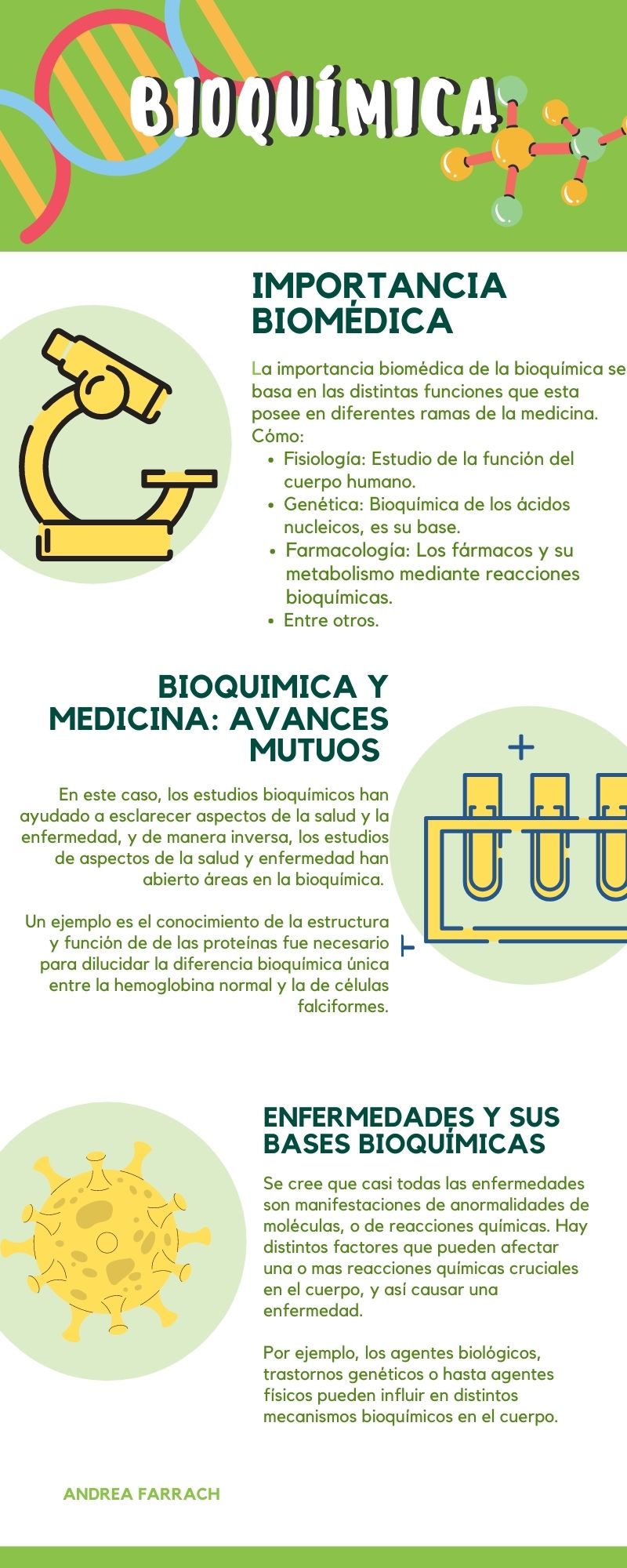 BioqQuími.Ca La bioquímica, importancia biomédica y el metabolismo.