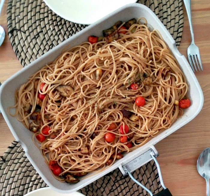 Receta de espaguetis integrales con verduras ¡Sanos, ricos y saludables!