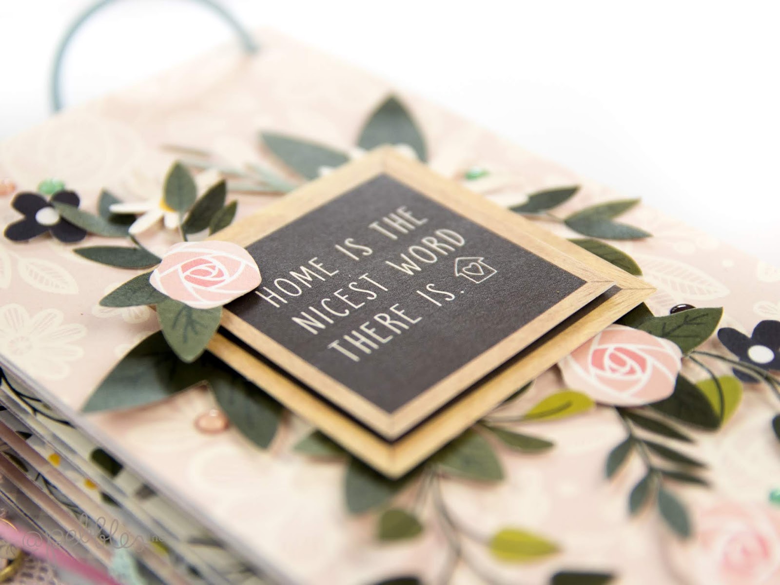 Pebbles Housewarming Mini Guest Book VIDEO Terhi Koskinen