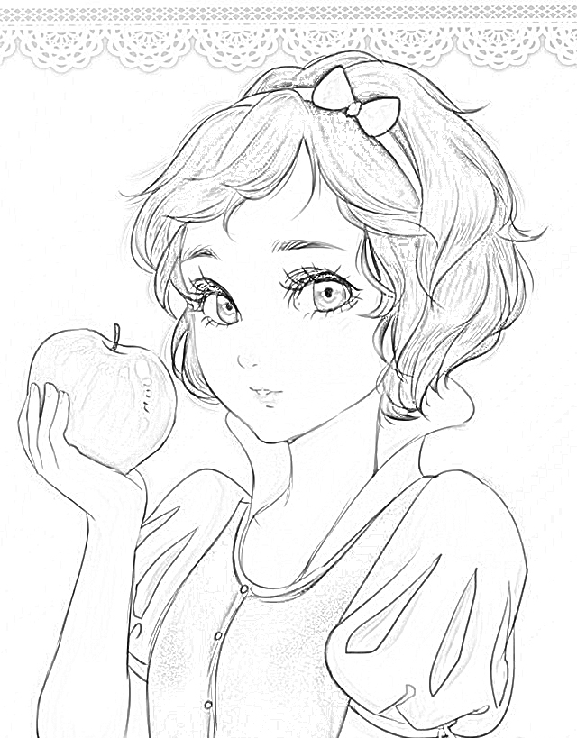 Disney Anime Coloring Pages Adult Coloring Pages