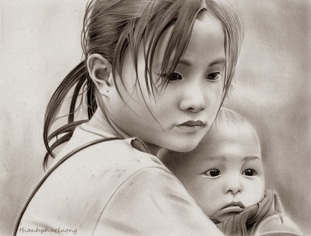 Рисунки карандашом. Phuc Luong Рисунки карандашом. Phuc Luong