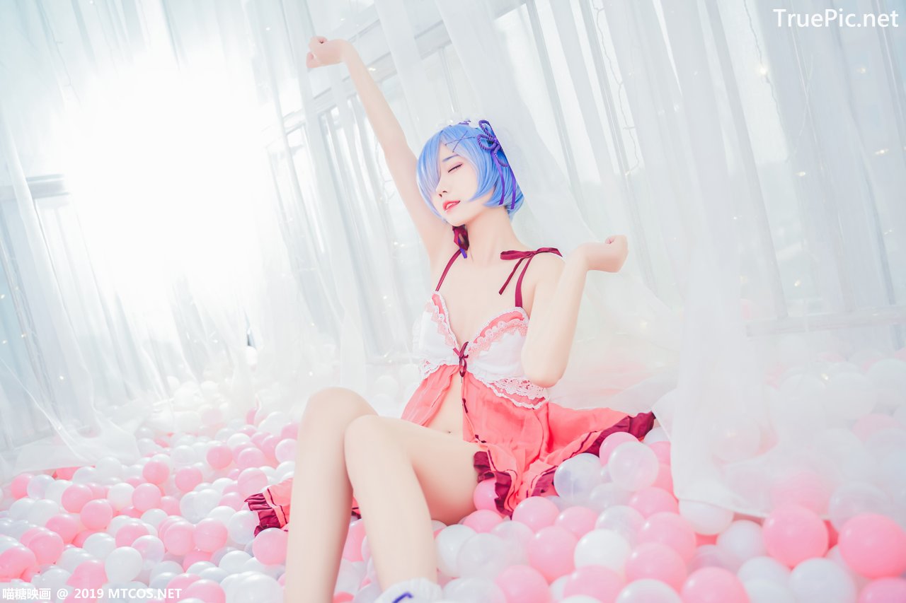 Image [MTCos] 喵糖映画 Vol.018 – Chinese Cute Model – Beautiful Rem Cosplay - TruePic.net - Picture-29