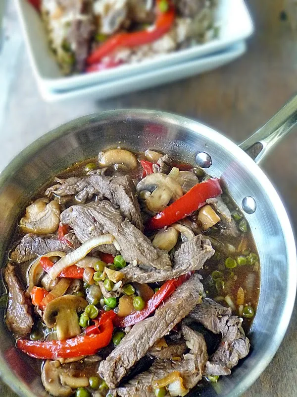 Beef Stir Fry with Vegetables | by Life Tastes Good is quick, easy, versatile, and a nice change of pace from our usual fare. This dish is a winner and the sauce is the star! #StirFry #Beef #Vegetables #Asian