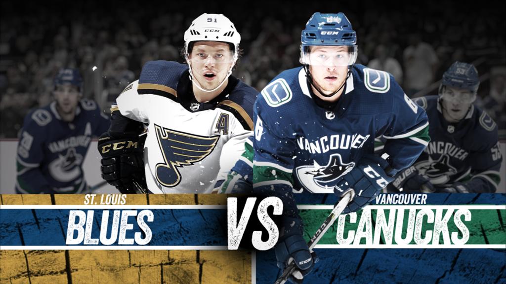 VANCOUVER CANUCKS VS. ST. LOUIS BLUES – 11/5/2019 - sportsnights