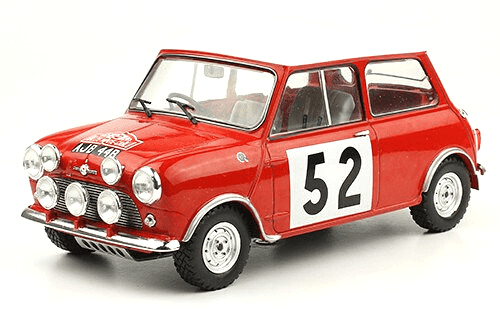 les plus grandes voitures de rallye 1:18 Mini Cooper S 1965 T. Mäkinen