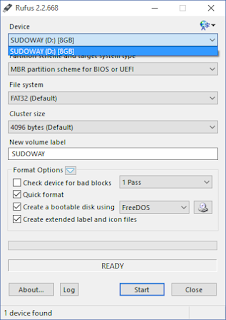 Cara Membuat USB Bootable Linux Menggunakan Rufus