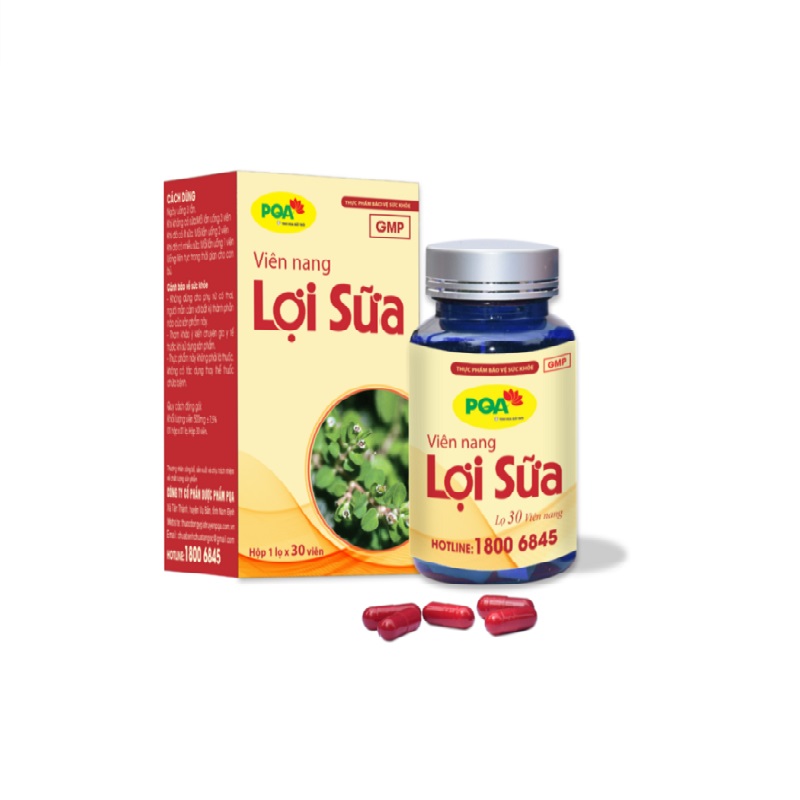 PQA Lợi Sữa – Giúp tăng tiết sữa