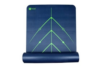 TEGO yoga mats provide posture reference map to help you check your angle and take the full benefit of a pose