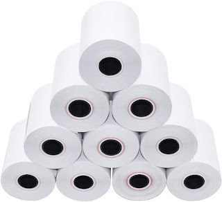 POS Thermal Paper Roll 58MM for Receipt Printing in Printer, Credit Card Swipe Machine, HandHeld Billing Machine