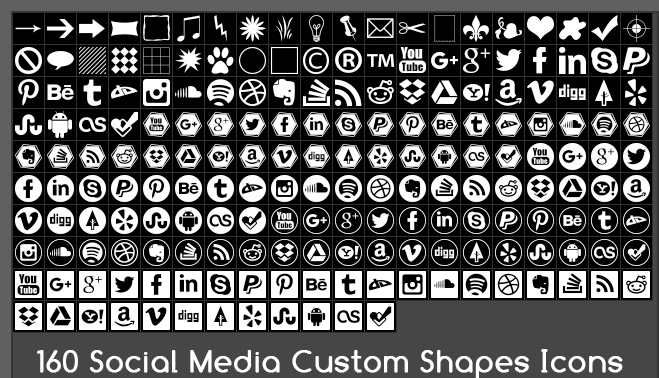 custom shapes for photoshop 2022 free download