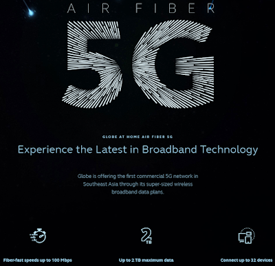 Globe Air Fiber 5G Features