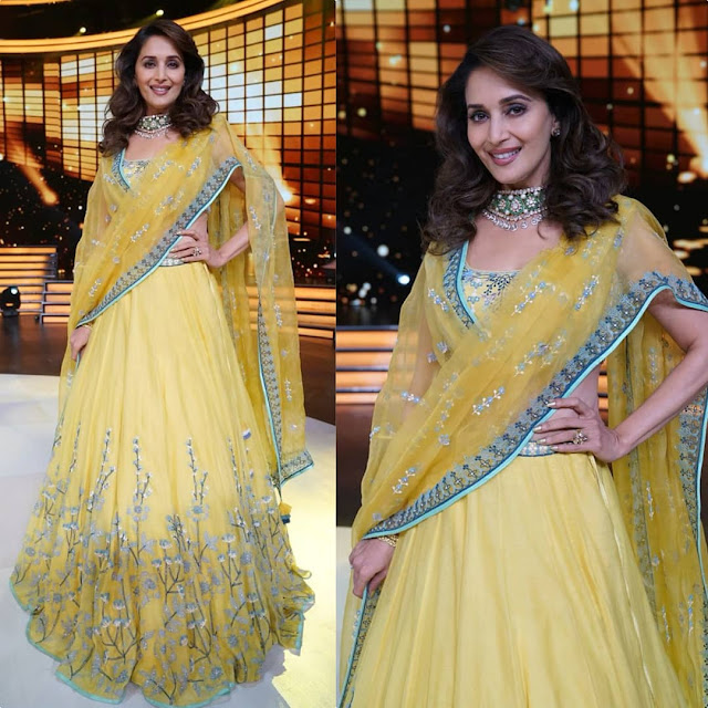 Madhuri Dixit in Anita Dongre