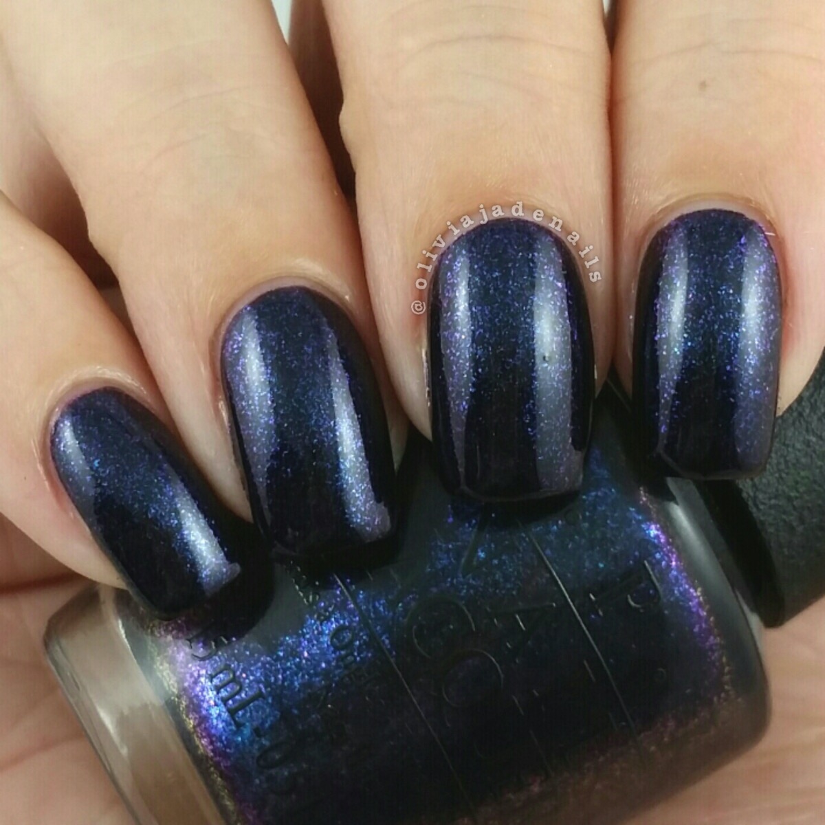 OPI Cosmo With A Twist swatched by Olivia Jade Nails