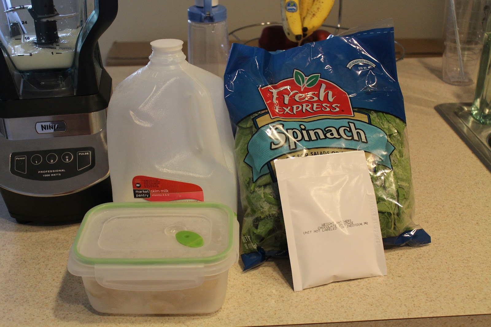 The DC Boese's Chocolate Banana & Spinach Smoothie