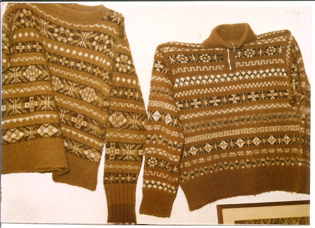 Fair Isle: Fair Isle Knitwear Photographed in the 1970's