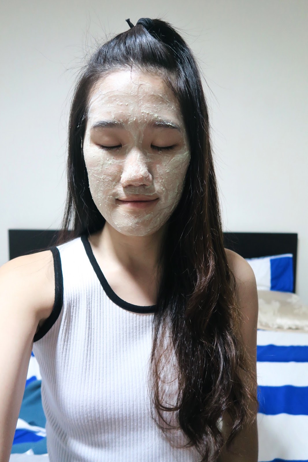 Journey to Clearer Pores - The Body Shop Japanese Matcha Tea Pollution Clearing Mask Review Lareina Ting