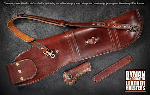 Custom Leather Shotgun Scabbard