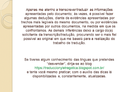 Dicas importantes II