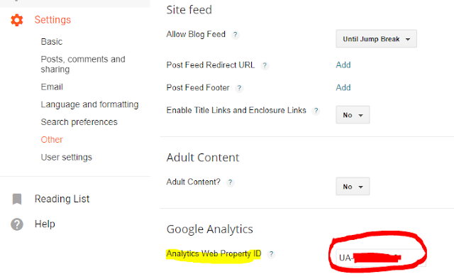 Cara memperbaiki Google Analytics Blogger yang error