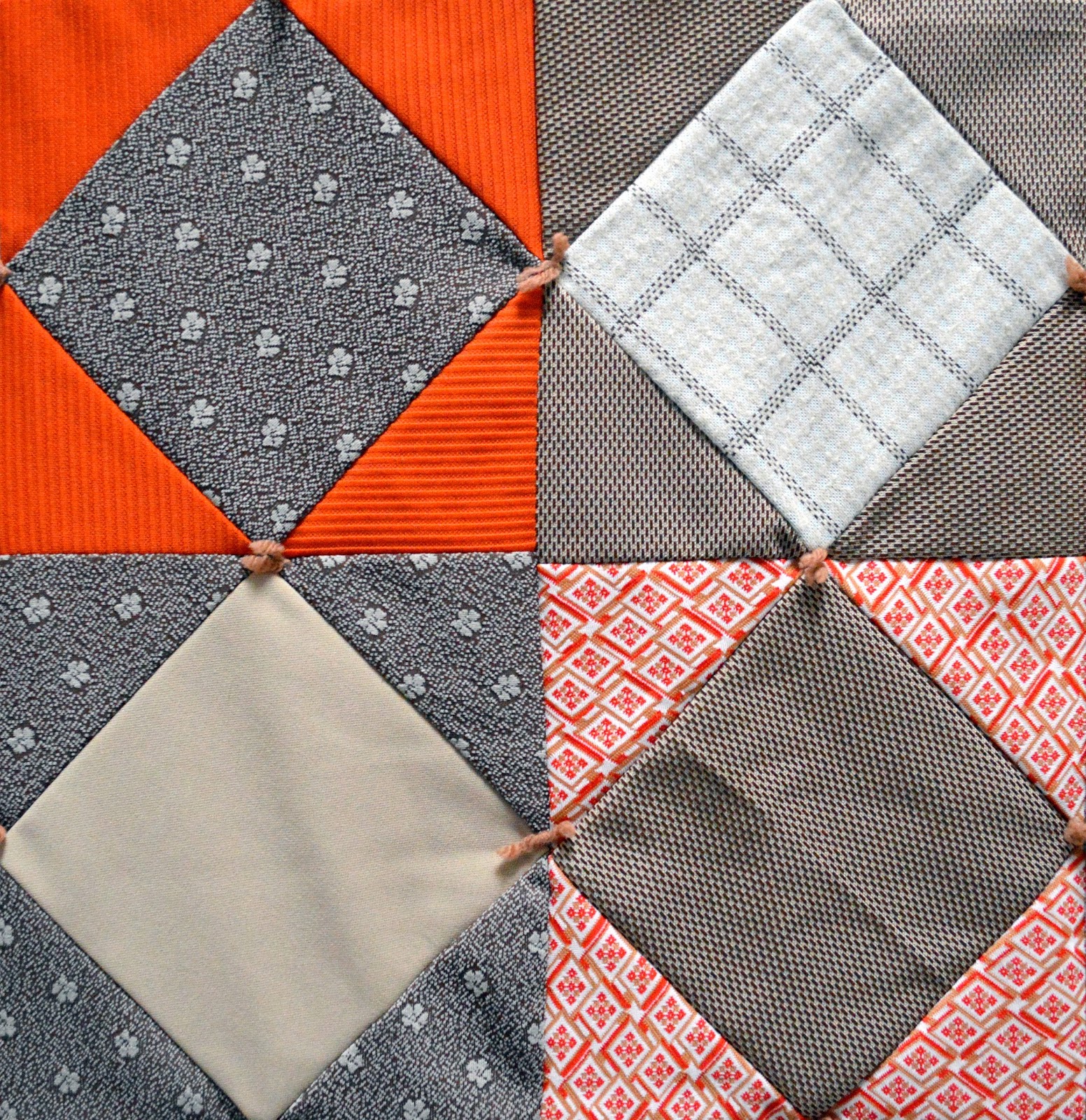 Wonkyworld earthy polyester quilt