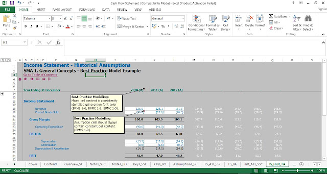 Income Statement template excel