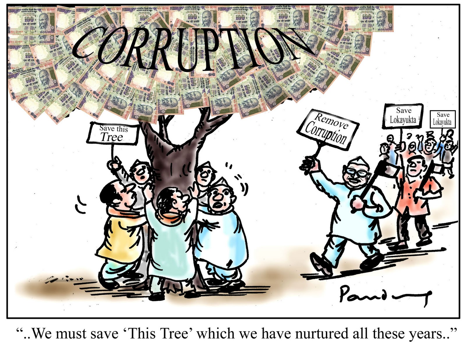 CARTOONS ON CORRUPTION By Panduranga CARTOONS ON CORRUPTION By Panduranga