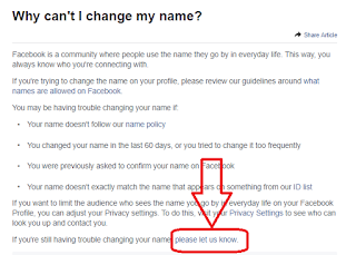  change facebook name before 60 days limit@myteachworld.com