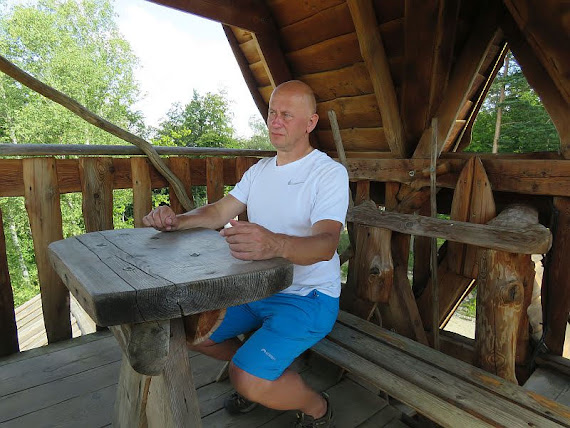 W wieży widokowej wieza