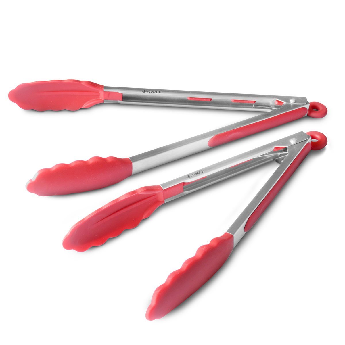Sia Has Vivree Kitchen Tongs Set Salad & Grill Stainless Steel