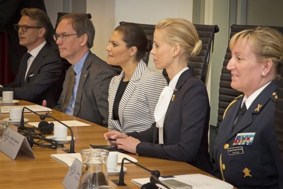 Crown Princess Victoria of Sweden visits International Criminal Court