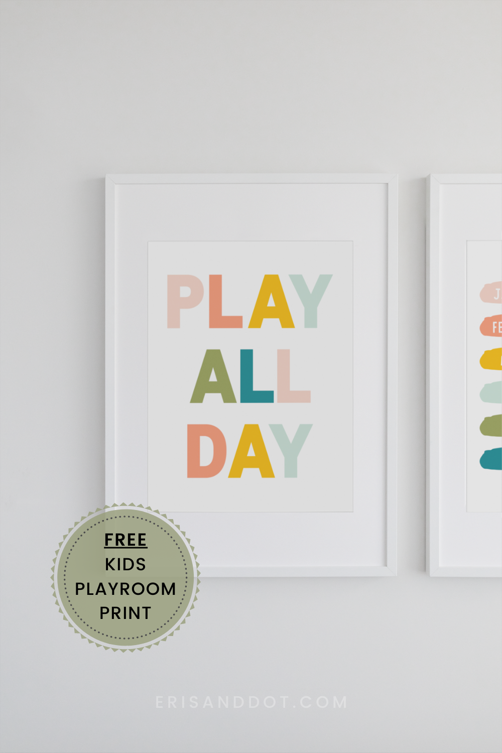 Play All Day Free Printable Playroom Décor Eris + Dot Blog
