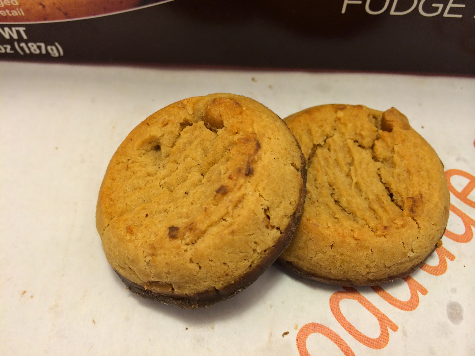 Crazy Food Dude Review Mrs. Fields Peanut Butter Chip Nibblers Cookies