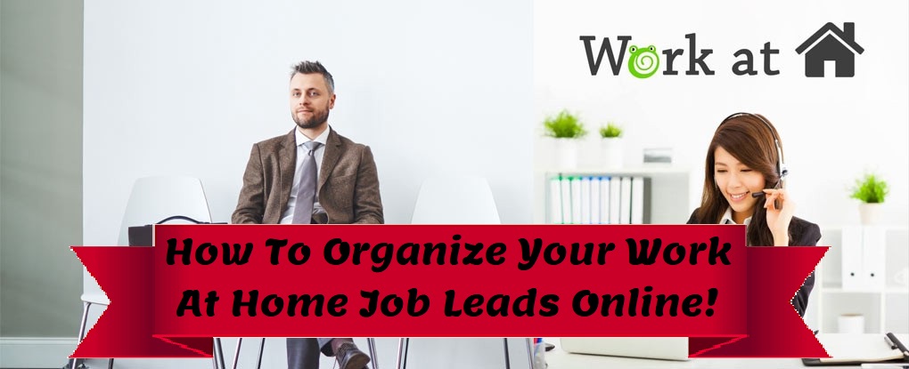How To Organize Your Work At Home Job Leads Online work from home social bookmarking