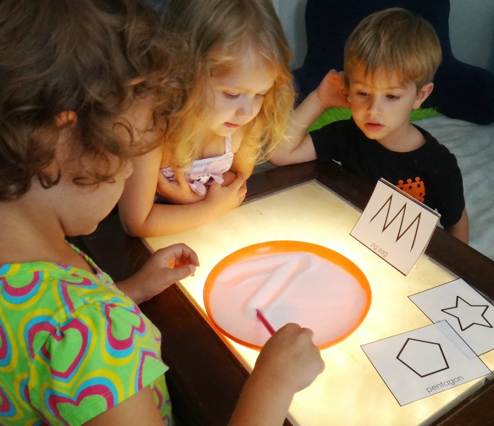 Little Stars Learning: End Table to Light Table